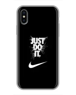 Чохол для iPhone Xs Max з картинкою «Текстовий принт Nike»