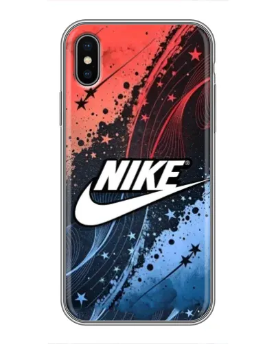 Чохол для iPhone Xs Max з картинкою «Градієнтний принт Найк»