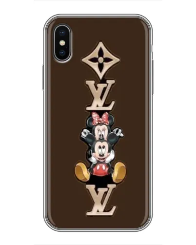 Чохол для iPhone Xs Max з картинкою «LV та Міккі Маус»