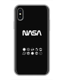 Чехол для iPhone Xs Max с картинкой «NASA — технический принт»