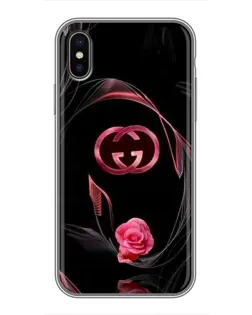 Чохол для iPhone Xs Max з картинкою «Gucci — неонова троянда» Чохол для iPhone Xs Max з картинкою «Gucci — неонова троянда»
