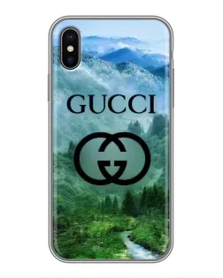 Чохол для iPhone Xs Max з картинкою «Gucci — гірський пейзаж» Чохол для iPhone Xs Max з картинкою «Gucci — гірський пейзаж»