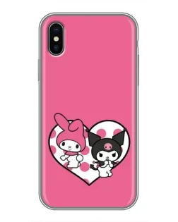 Чохол для iPhone Xs Max з картинкою «Kuromi та My Melody»
