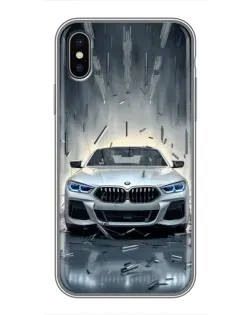Чохол для iPhone Xs Max з картинкою «BMW у світлі фар» Чохол для iPhone Xs Max з картинкою «BMW у світлі фар»
