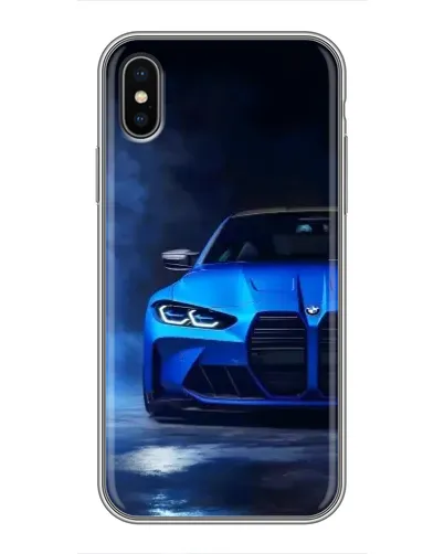 Чохол для iPhone Xs Max з картинкою «Блакитна BMW M4» Чохол для iPhone Xs Max з картинкою «Блакитна BMW M4»