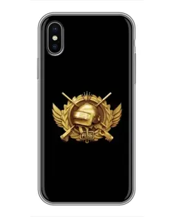 Чохол для iPhone Xs Max з картинкою «PUBG — помаранчевий градієнт»