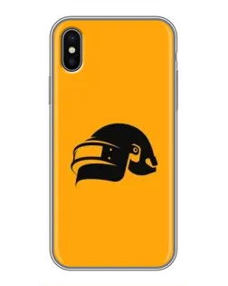Чохол для iPhone Xs Max з картинкою «PUBG — золотий шолом»