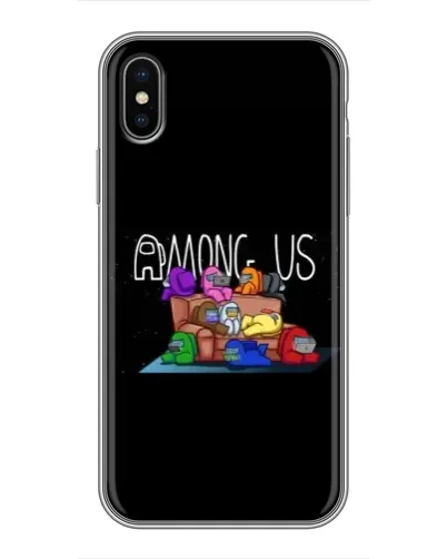 Чохол для iPhone Xs Max з картинкою «Логотип Among Us»