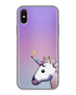 Чохол для iPhone Xs Max з картинкою «Єдиноріг градієнт» Чохол для iPhone Xs Max з картинкою «Єдиноріг градієнт»