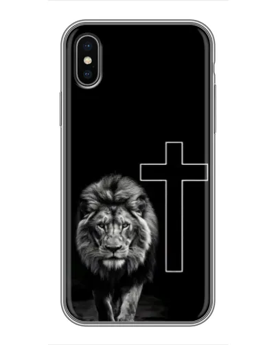 Чохол для iPhone Xs Max з картинкою «Лев та Хрест» Чохол для iPhone Xs Max з картинкою «Лев та Хрест»