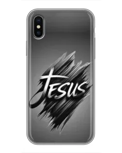 Чохол для iPhone Xs Max з картинкою «Напис Jesus Graffiti»