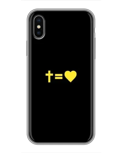 Чохол для iPhone Xs Max з картинкою «Серце та Хрест» Чохол для iPhone Xs Max з картинкою «Серце та Хрест»
