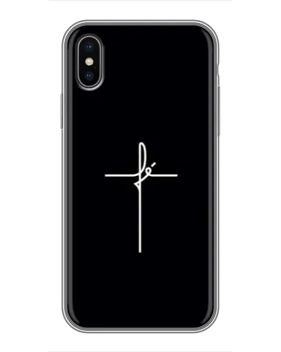 Чехол для iPhone Xs Max с картинкой «Тонкий крест» Чехол для iPhone Xs Max с картинкой «Тонкий крест»
