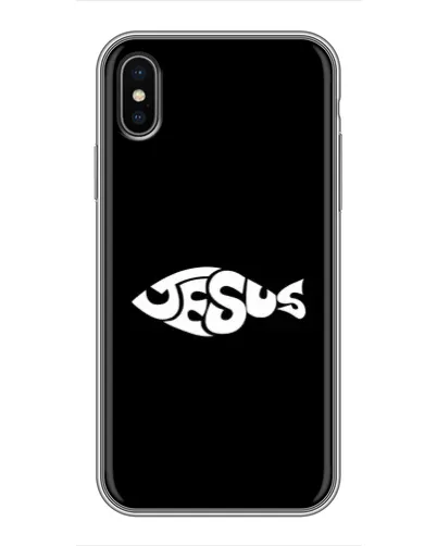 Чехол для iPhone Xs Max с картинкой «Рыба Jesus» Чехол для iPhone Xs Max с картинкой «Рыба Jesus»