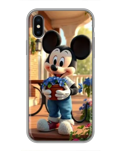 Чохол для iPhone Xs Max з картинкою «Міккі садівник» Чохол для iPhone Xs Max з картинкою «Міккі садівник»