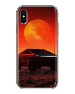 Чохол для iPhone Xs Max з картинкою «Cybertruck на Марсі»
