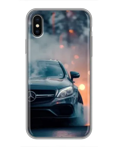 Чохол для iPhone Xs Max з картинкою «Mercedes — нічне місто»