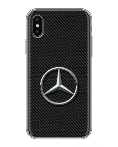 Чохол для iPhone Xs Max з картинкою «Карбоновий Mercedes стиль» Чохол для iPhone Xs Max з картинкою «Карбоновий Mercedes стиль»
