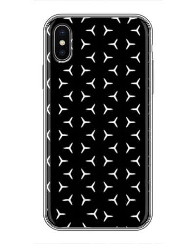 Чехол для iPhone Xs Max с картинкой «Mercedes паттерн звезд» Чехол для iPhone Xs Max с картинкой «Mercedes паттерн звезд»