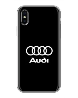 Чохол для iPhone Xs Max з картинкою «Класичне лого Audi»