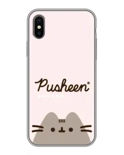 Чехол для iPhone Xs Max с картинкой «Pusheen логотип»