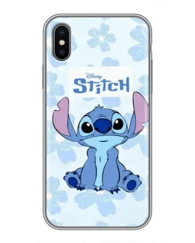 Чохол для iPhone Xs Max з картинкою «Stitch серед квітів» Чохол для iPhone Xs Max з картинкою «Stitch серед квітів»