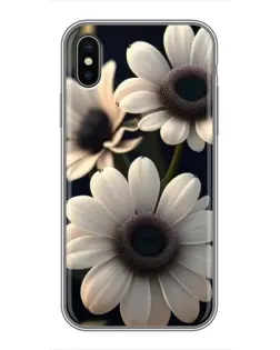 Чохол для iPhone Xs Max з картинкою «Білі маргаритки макро» Чохол для iPhone Xs Max з картинкою «Білі маргаритки макро»