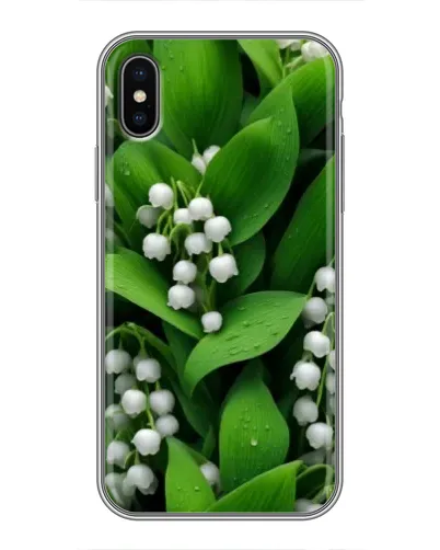 Чохол для iPhone Xs Max з картинкою «Конвалії в зелені»