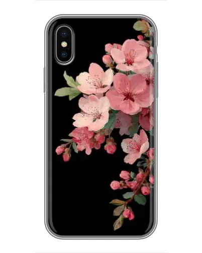 Чохол для iPhone Xs Max з картинкою «Рожева гілка сакури»