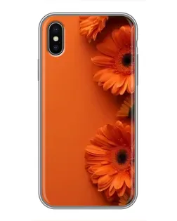Чохол для iPhone Xs Max з картинкою «Помаранчеві гербери» Чохол для iPhone Xs Max з картинкою «Помаранчеві гербери»