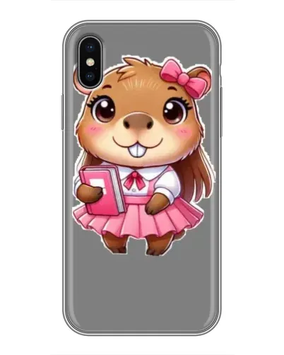 Чохол для iPhone Xs Max з картинкою «Дівчинка капібара»