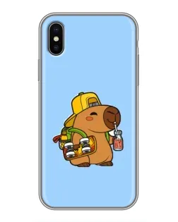 Чохол для iPhone Xs Max з картинкою «Капібара на скейті» Чохол для iPhone Xs Max з картинкою «Капібара на скейті»
