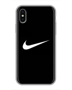 Чехол для iPhone Xs с картинкой «Минималистический Найк»