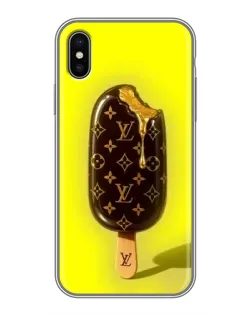 Чехол для iPhone Xs с картинкой «Мороженое от LV»