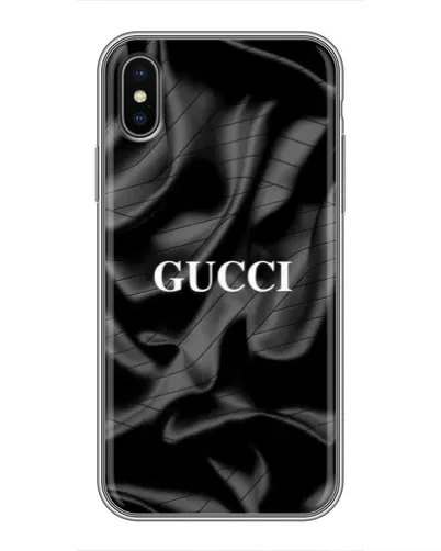Чехол для iPhone Xs с картинкой «Gucci — шелковые волны» Чехол для iPhone Xs с картинкой «Gucci — шелковые волны»