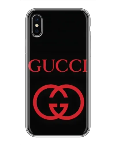 Чехол для iPhone Xs с картинкой «Gucci — красный логотип» Чехол для iPhone Xs с картинкой «Gucci — красный логотип»
