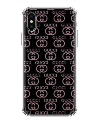 Чехол для iPhone Xs с картинкой «Классическая монограмма Gucci» Чехол для iPhone Xs с картинкой «Классическая монограмма Gucci»
