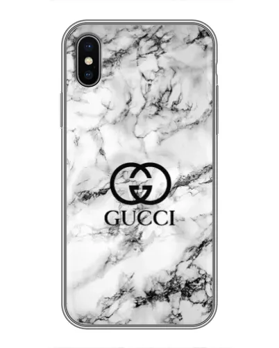 Чехол для iPhone Xs с картинкой «Gucci — мраморный шик» Чехол для iPhone Xs с картинкой «Gucci — мраморный шик»