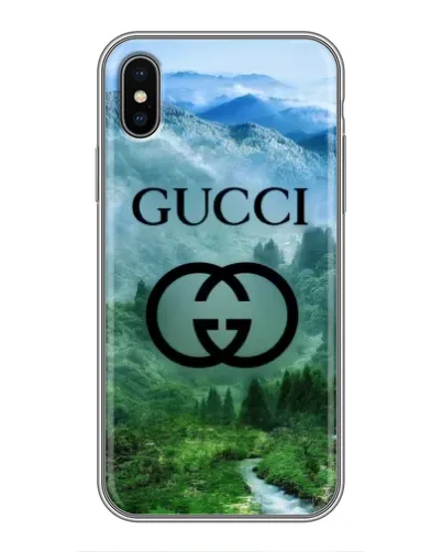 Чехол для iPhone Xs с картинкой «Gucci — горный пейзаж» Чехол для iPhone Xs с картинкой «Gucci — горный пейзаж»