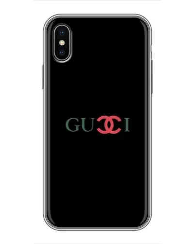 Чехол для iPhone Xs с картинкой «Gucci — красный градиент» Чехол для iPhone Xs с картинкой «Gucci — красный градиент»