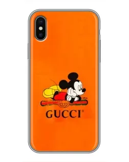 Чохол для iPhone Xs з картинкою «Міккі Маус Gucci — помаранч» Чохол для iPhone Xs з картинкою «Міккі Маус Gucci — помаранч»