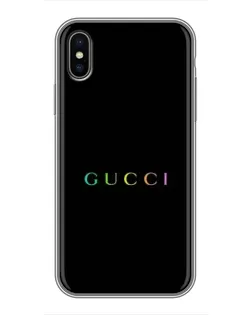 Чохол для iPhone Xs з картинкою «Gucci — неоновий мінімалізм» Чохол для iPhone Xs з картинкою «Gucci — неоновий мінімалізм»