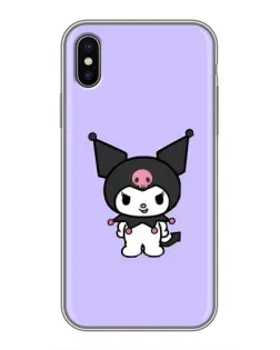 Чохол для iPhone Xs з картинкою «Kuromi — ніжний фіолетовий» Чохол для iPhone Xs з картинкою «Kuromi — ніжний фіолетовий»