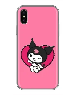 Чохол для iPhone Xs з картинкою «Kuromi — любов у серці» Чохол для iPhone Xs з картинкою «Kuromi — любов у серці»