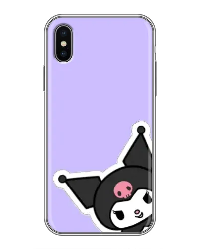 Чохол для iPhone Xs з картинкою «Кумедна Kuromi»