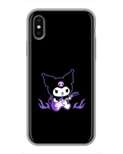 Чохол для iPhone Xs з картинкою «Електрична Kuromi» Чохол для iPhone Xs з картинкою «Електрична Kuromi»
