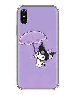Чохол для iPhone Xs з картинкою «Kuromi з парасолькою» Чохол для iPhone Xs з картинкою «Kuromi з парасолькою»