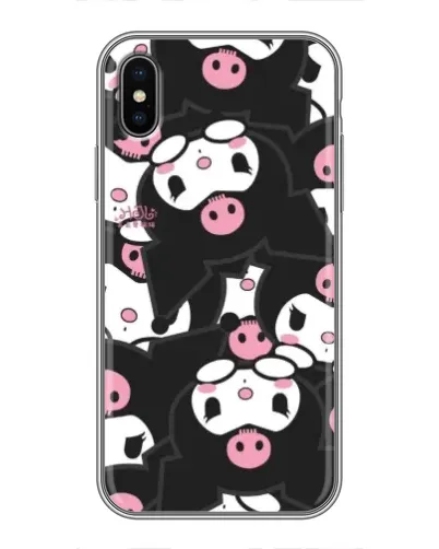 Чохол для iPhone Xs з картинкою «Патерн голів Куромі»