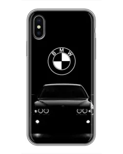 Чохол для iPhone Xs з картинкою «BMW — погляд з темряви»