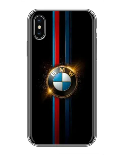 Чохол для iPhone Xs з картинкою «BMW M-Power неон»